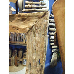 Lustro z drewna tekowego  140x80cm